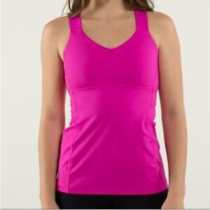 Lululemon Women's Swift Tank Hot Pink Tank Top Size 4